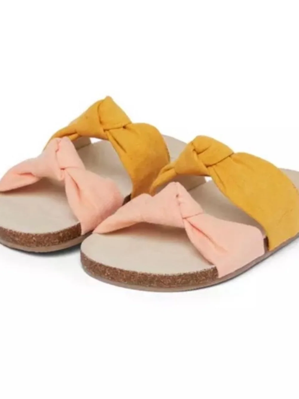 Janie & Jack Colorblock Knot Sandals Girl's Size 1